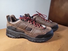 Skechers Men’s Memory Foam Composite Safety Toe Work Shoes