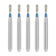 JMU Pear Shape Diamond Burs Medium Grit Friction Grip Burs for High Speed HP 5PC