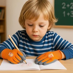3 Pairs Kids Work Gloves Gardening Gloves Children for 810 Years, Slip…