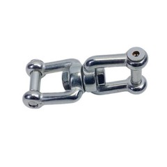 Marine Stainless Steel T316 JAW JAW Swivel Shackle Anchor Connector Flush Pin