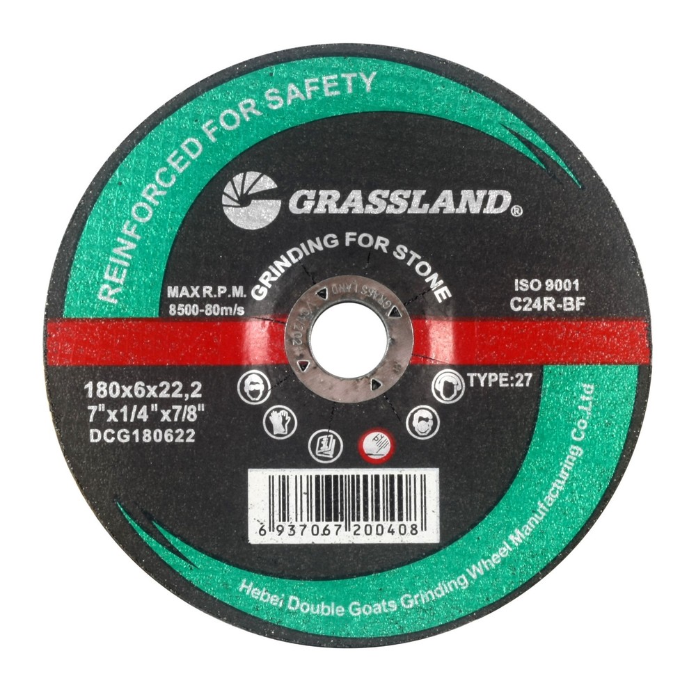 Grinding Disc, Masonry Concrete Grinding Wheel – 7″ x 1/4″ x 7/8″ – T27