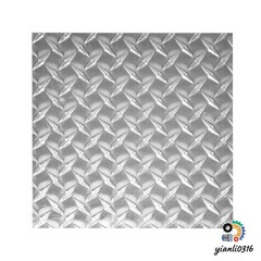 10.63×10.63″ Diamond Tread Aluminum Plate Durable
