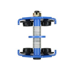 Heavy Duty Manual Trolley 2200 lbs Load Capacity, Adjustable Dual Wheel Hoist fo