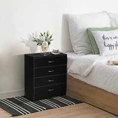 LEADZM 4 Drawers Dresser, Dresser Chest of Drawers for Home Office