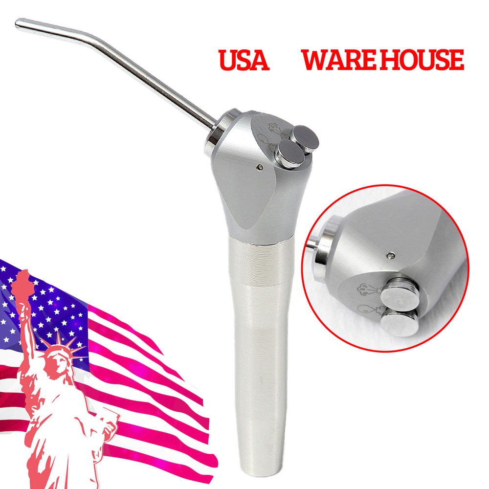 1-5* Dental Air Water Spray Triple 3 Way Syringe Handpiece With Nozzles Tips SA