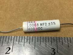 (1 PC) ASC 863UW68254 .0068 MFD 400 VDC 5% DIELECTRIC FIXED CAPACITOR