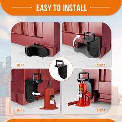 Shipping Container Jack Lug with U-Shaped Handle, Storage Leveler Booster, Li…