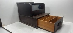 McCaskey Register Co. Antique Hotel Registry Roll Top File Chest