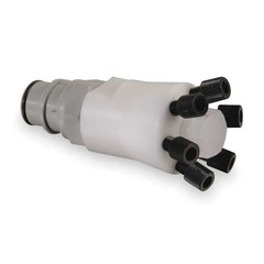 Justrite Gray/White Polypropylene HPLC Manifold 28178