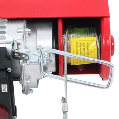 1320lbs Mini Electric Hoist Crane Winch w/ 328ft Wireless Remote Control 1150W