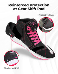 Motorcycle Shoes Women Motorbike Riding Shoes All Seasons Casual Motorcycle Shoe