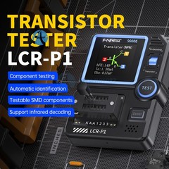 FNIRSI LCR-P1 Transistor Tester Diode Triode MOSFET NPN PNP SMD LCR ESR Meter