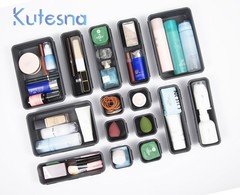 15 PCS Interlocking Desk Drawer Organizer Separator for Office,Bathroom,Kitch…