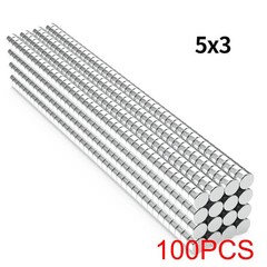 N35 Neodymium Round Magnets Strong Fridge DIY 3×3–20x3mm Assorted Sizes