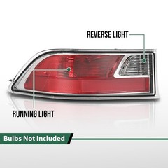 Left Side Tail Light Assembly Taillight GX460 2014-2021 81681-60120 Red