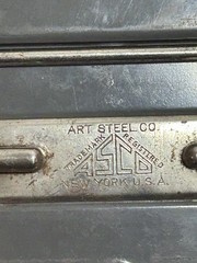 Art Steel Cash Box Latch Padlock Vintage + Quick-Adder Counter + Exxon Wallet