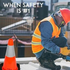 18″ Orange Traffic Cones 6″ 3M Reflective Collars Construction Safety Playground