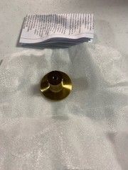 Kohler K-78385-2MB 1.5″ Mushroom Knob – Vibrant Brushed Moderne Brass