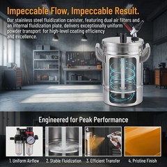 Electrostatic Powder Coating Machine Powder Coating Kits with Spraying Gun
