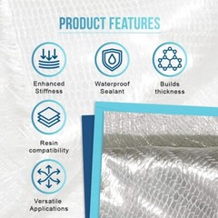 1708 Fiberglass 45/45 DBM Biaxial Fabric 50″ Inch Wide – 30 Ft. Long – 10 YARD
