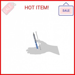 PENTEL EnerGel Alloy RT Retractable Liquid Gel Pen.7mm, Blue Barrel, Black Ink (