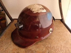 MSA Skullgard Safety Hard Hat Cap Brown Class C
