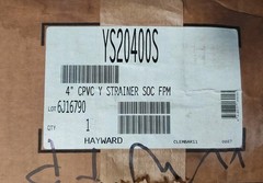 NEW Hayward YS20400S 4″ CPVC Y Strainer SOC FPM