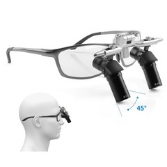 6.0X Dental Surgical 48° Ergo Loupes Optical Lens Flip-up Magnifying Glasses
