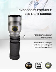 Portable Cold LED Light Source ENT Endoscopy Medical 10W Rigid Endoscope Camera