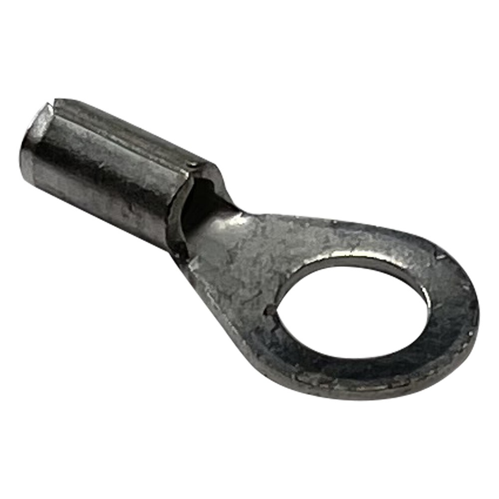 (100) Non-Insulated 22-18 Gauge #10 Ring Terminal Uninsulated Wire Connector