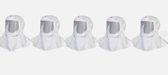 Case of 5 3M Versaflo Hoods W. Integrated Head Suspension Medium/Large S-433L-5