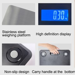 440LB Heavy Duty Digital Postal Parcel Scales Platform Postage Shipping Weighing