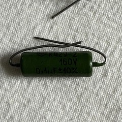 2 x 0.1uF 160V condenser 100nF capacitor 2 pcs x 0.1 uF Russian Military NOS