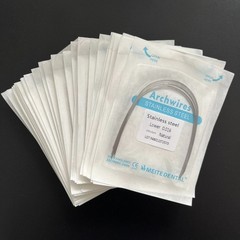 10Packs Dental Orthodontic Stainless Steel Arch Wire Round Natural Form 100 Pcs