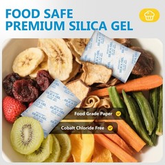 Silica Gel Packets – 50 Gram 35 Packs Desiccant Packs, Moisture Absorbers for