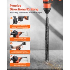 Uimoso Diamond Core Drill Bit 1 inch Diameter with 9-1/2 inch Drilling Depth