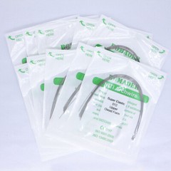 Dental Orthodontic Super Elastic Niti (Round Ovoid)Arch Wire 012 Upper 10 Packs