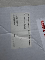 McMaster-Carr Band Saw Blade #4179A844 BI-METAL M42 1/2″ X.025 X 10T RAKER 4-50