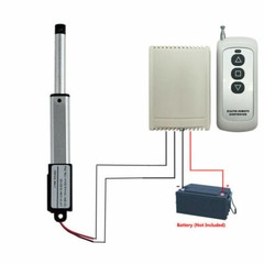 12V Electric Micro Linear Actuator 1.2″ 2″ 3″ 4″ Stroke Fast Speed Up To 6inch/s