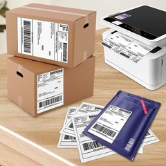 50-4000 Premium 8.5″ X 5.5″ Half Sheet Shipping Labels Self Adhesive 2 Per Sheet