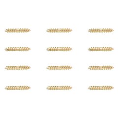 20pcs/set 5*30mm Dowel Screw Woodworking Furniture Connector Double Ended Screw