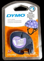 DYMO Clear Label Maker Refill Tape White Clear 1/2” x 13ft – 12mm x 4m