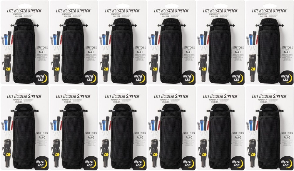 Nite Ize Lite Holster Stretch Flashlight Holster (12-Pack)