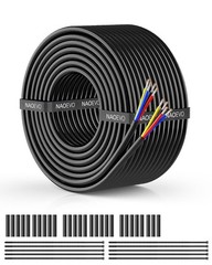 18 Gauge Wire 4 Conductor Wire, 18 AWG 4 Core Stranded PVC Cable, Tinned Copp…