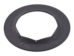 Push-On Pushnut, 5/8 Spring Steel, Black, Phosphate & Oil, 2-Piece
