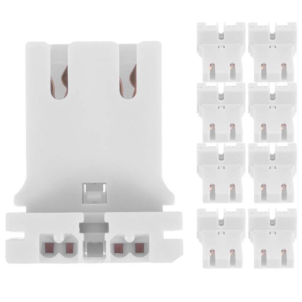 10 Pack – Non-shunted T8 T12 Lamp Holder U- Shaped Fluorescent Socket