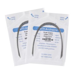 10x Dental Orthodontic Arch Wire NITI/Stainless Steel Round Ovoid/Natural/Square