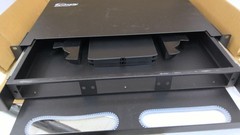 Dynacom 1U Rack Mount Fiber Optic Enclosure 13″L X 19″W X 1 3/4″ H