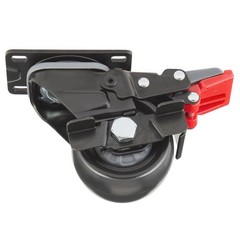 Everbilt 3 in. Black Multi-Purpose 3-in-1 Caster with 220 lbs. Load Rating