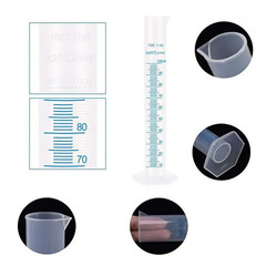 1Pcs 10/25/50/100/250/500Ml Plastic Measuring Cylinder Lab Graduated Cylinder Ch